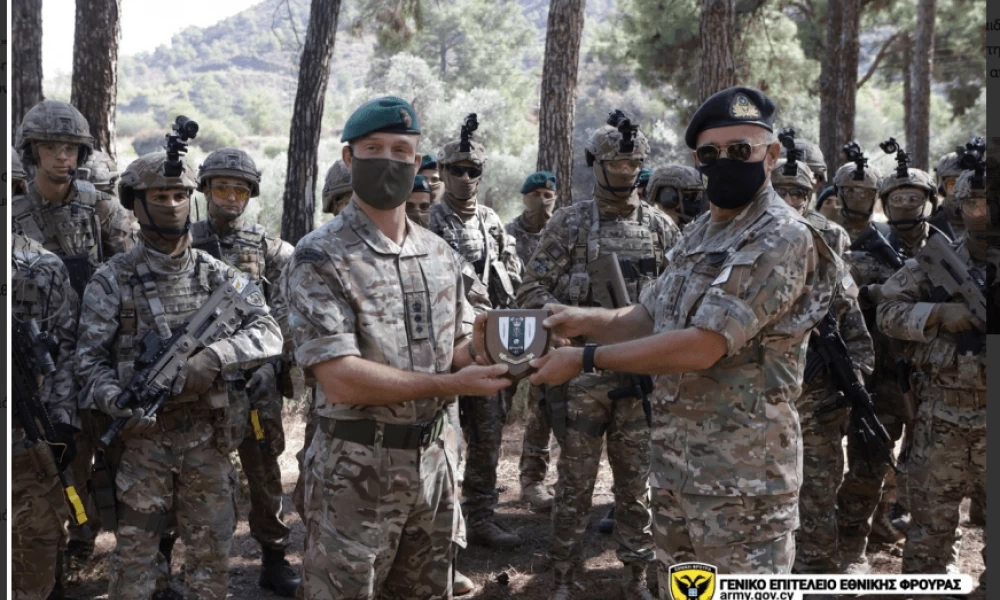 Κύπρος: Συνεκπαίδευση Εθνική Φρουράς και Βρετανών Καταδρομέων